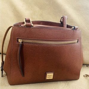 Dooney & Bourke saffiano zip satchel crossbody